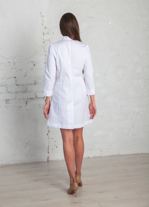 картинка Медицинский халат "Елена" белый от интернет магазина