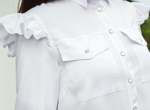 картинка Женский медицинский халат "Марина" белый от интернет магазина